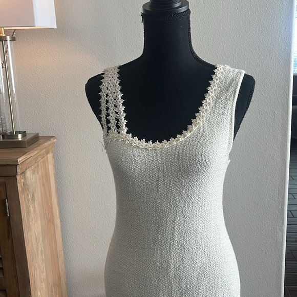 Wandering sage cream maxi dress 2 piece set. - Picture 4 of 7